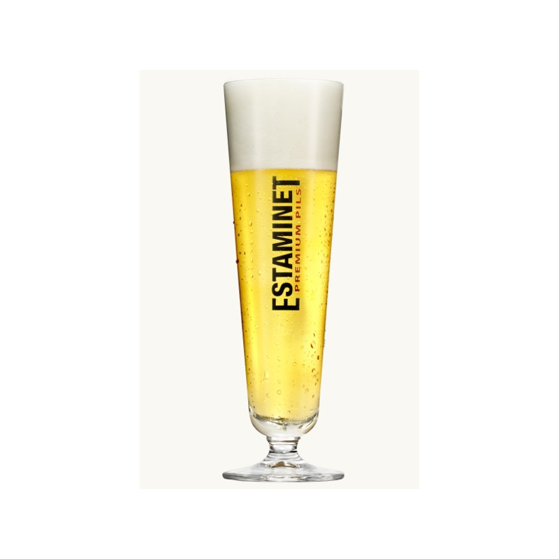 Bier b estaminet voetglas 18 of25cl  0%  0.25