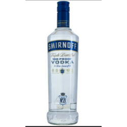 Vodka smirnoff bleu liter...
