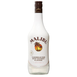 Malibu coconut liqueur...