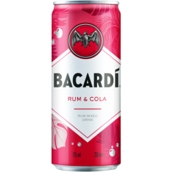 Mix bacardi&cola blik  5%...